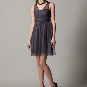 Cynthia Steffe gray tulle dress